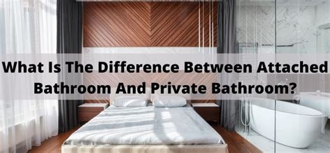 attached bathroom hotel meaning.